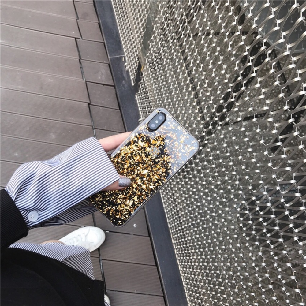 Sparkling Golden Foil iPhone 7Plus/8Plus X Case - Picture 3 of 6